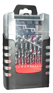 15-Pc Carb AlTiN Twist Drill Set 1/16 - 1/2 x 1/32 | Monster