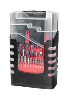 24-Pc Carb Unc Straight Flute Drill Set 1mm - 12.5mm x 0.5mm | Monster